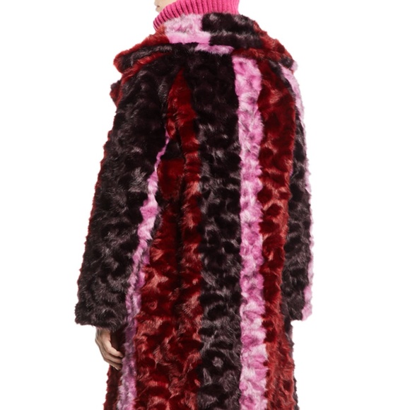 ❌SOLD❌NWT MCQ ALEXANDER MCQUEEN  Faux Fur Coat - Picture 7 of 16